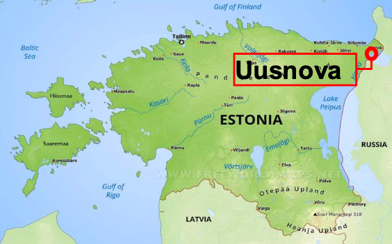 Uusnova location map